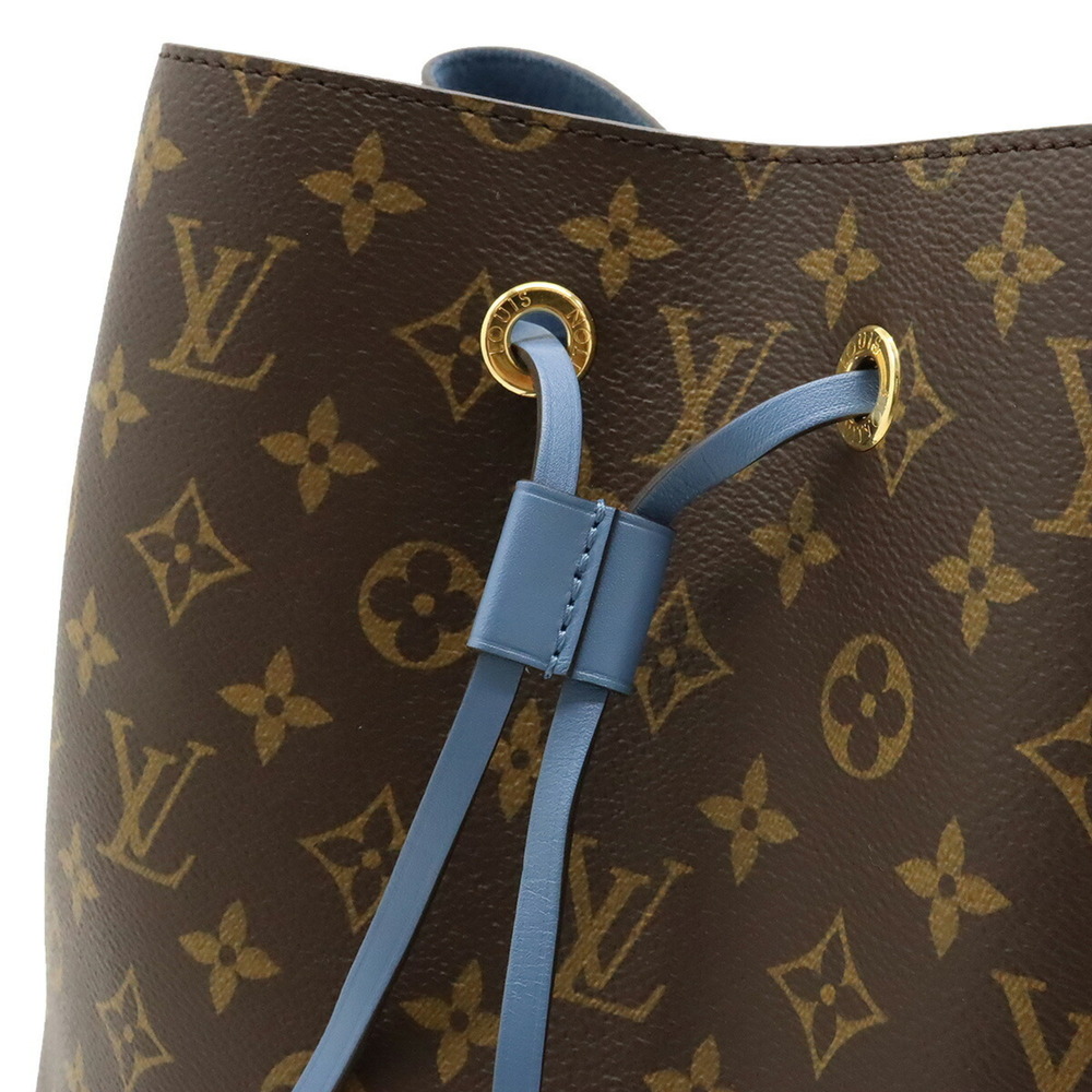 LOUIS VUITTON Monogram Neonoe Shoulder Bag Blue Jean M43569 - Picture 8 of 9